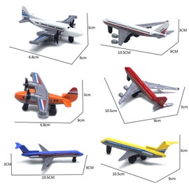 YSBCNK 6 Pcs Aeroplane, Toy Airplane, Aeroplane Toys For Kids, Alloy Planes Model, Age 3-12, Diecast Airplane Toys For Boys & Girls Birthday Party Favors Airforce Party Favors