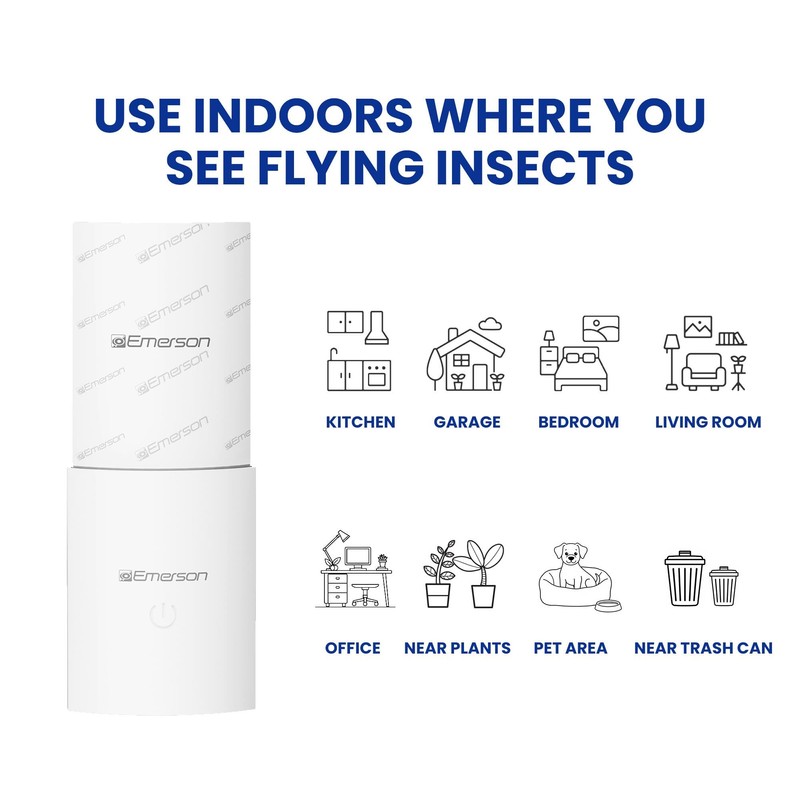 Emerson ITL5107 Indoor Plug-in Fly & Bug Catcher with UV