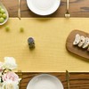 Artoid Mode Yellow Boho Rural Rustic Farmhouse Tassel Table Runner,