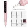 Electric Nail Grinder Nail Polisher 35000rpm Portable Rechargeable Manicures Pedicures