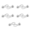 Missing Link, 5 Pairs Rustproof Steel Quick Release Link Portable