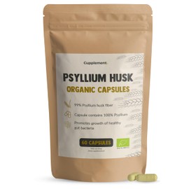Cupplement Psyllium Husk Fibre Organic Psyllium Husk Fibre Organic – No Powder or Tablets – Psyllium Husks Organic – Psyllium Fibres – Supplements – Superfood – Fibre – Superfood
