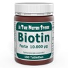 Biotin 10,000 µg Tablets Pack of 180 – Equivalent to