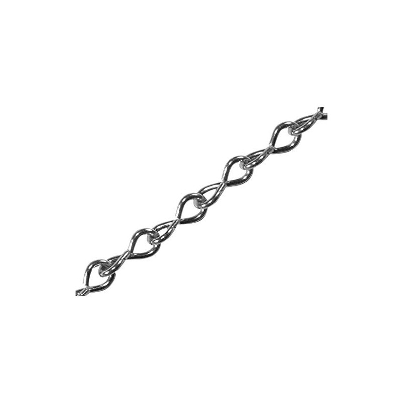 Faithfull FAICHJCUT20Z Jack Chain Zinc Plated Steel 2.5M Length 2mm