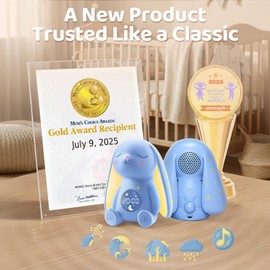 2025 Mom's Choice Awards | White Noise Sound Machine Baby – AI Cry Detection, 100 Soothing Sounds, App Control, Night Light, Sleep Trainer, Sound Machine for Sleep, Newborn Essentials, Alarm Clock