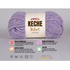 Keche Velvet Yarn for Crocheting, Soft Chenille Bulky Baby Blanket