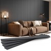 INMOZATA Soundproof Wood Slat Wall Panels, 4 Pack 94.5" x