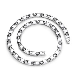 Jeroot Germanium Necklace, Titanium, Hypoallergenic, Magnetic Necklace, Men's, Women's, Health Accessories, Popular, 19.7 inches (50 cm), 3 Colors, Exclusive Box, Titanium