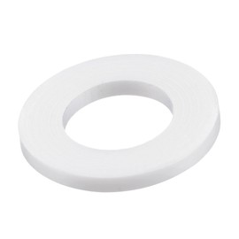 sourcing map PTFE Flat Gasket 22 mm / Diameter 12 mm / 2 mm Thick White Pack of 5