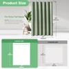 Dynamene Fabric Shower Curtain, Waffle Textured Heavy Duty Shower Curtains