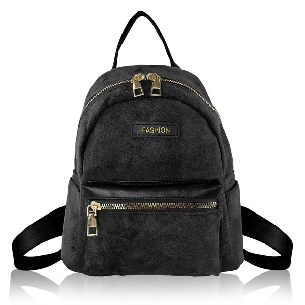 WisePoint Small Backpack for Women, Suede Womens Backpack Small Backpack
