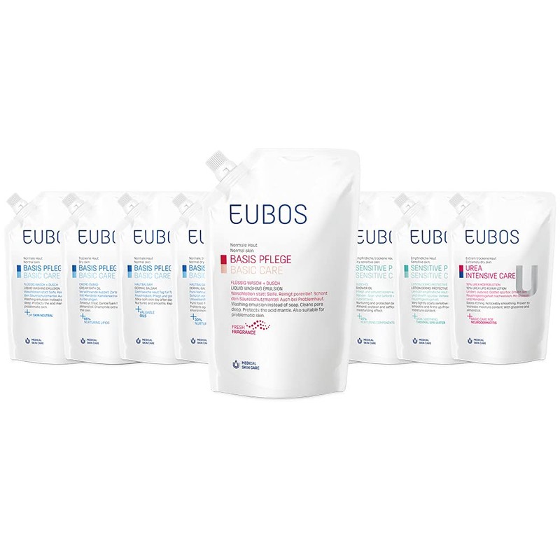 Eubos Refill Bag Wash Emulsion Red 400 ml pH Neutral