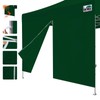 Eurmax USA Instant Canopy SunWall Canopy Middle Zipper Wall for