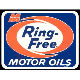 I Luv My State Ring Free Motor Oil Gasoline Auto Racing Sticker Decal 4X3