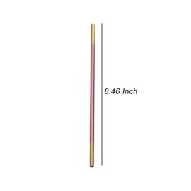 Stainless Steel Reusable Metal Straws,Extra Long Reusable Metal Straws,Metal Drinking Straws,Straight,Pink,5 Pieces.