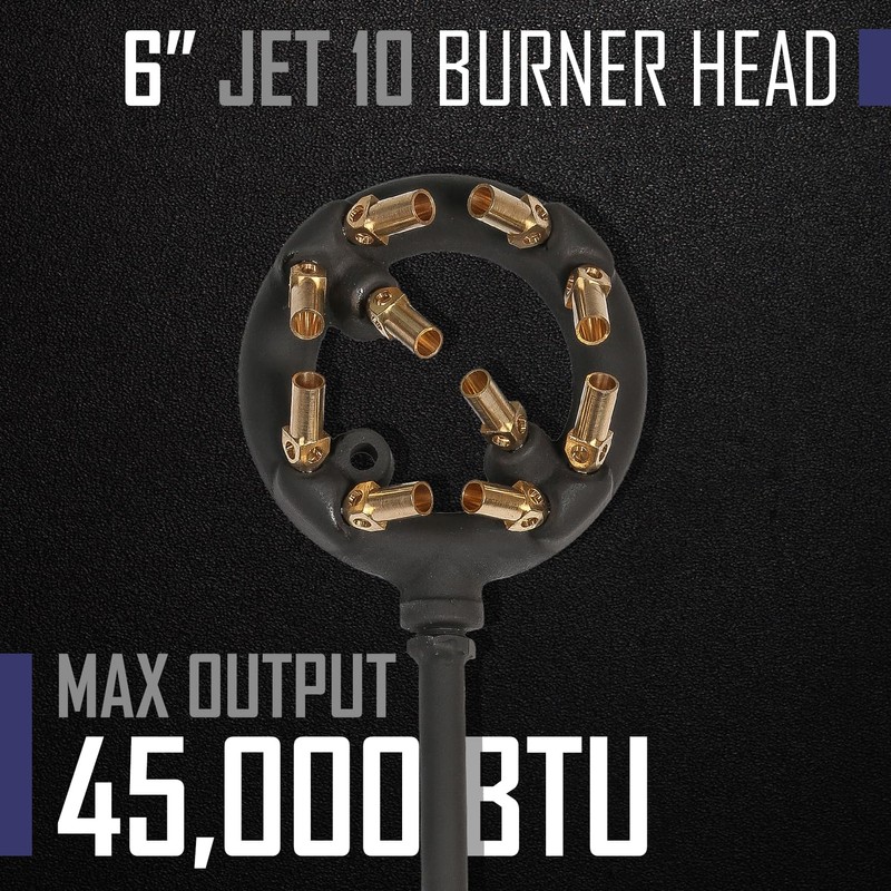 Concord Cast Iron Jet Burner Single Propane Outdoor Burner Head