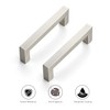 Ravinte 30 Pack 4 Inch Kitchen Square Cabinet Handles Satin