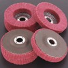 Rustark 6 Pcs 4" 320 Grit Nylon Fiber Polishing Wheel