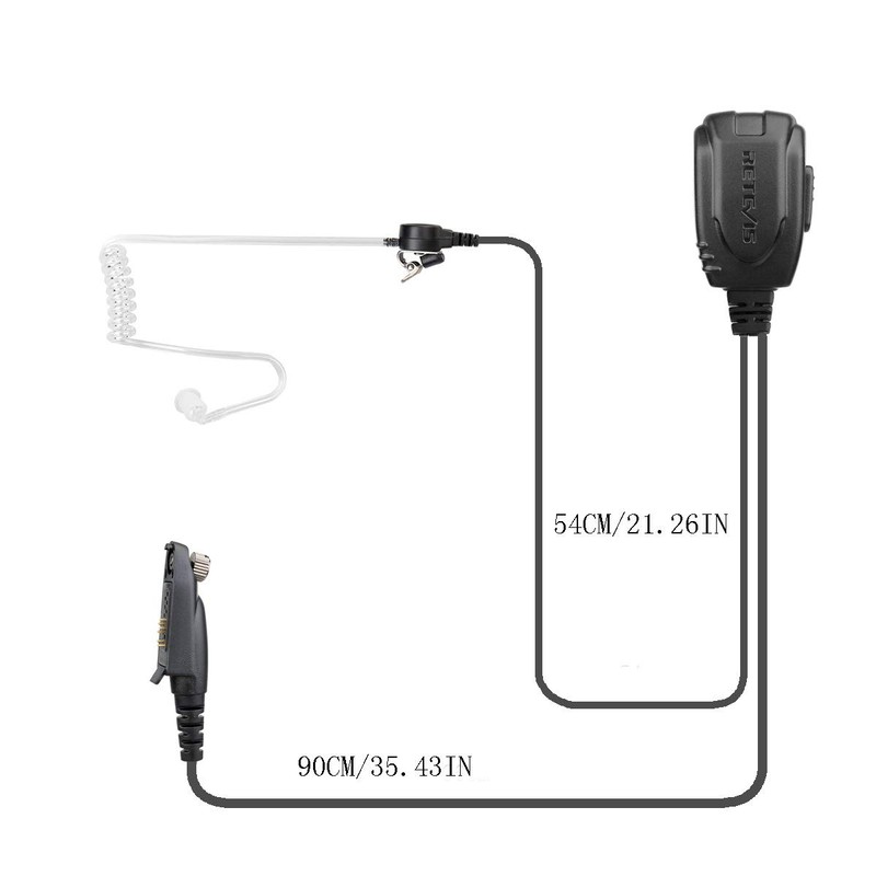 Retevis RT29 Walkie Talkie Earpiece,Compatible with RT29 RT48 RT47 RT47V