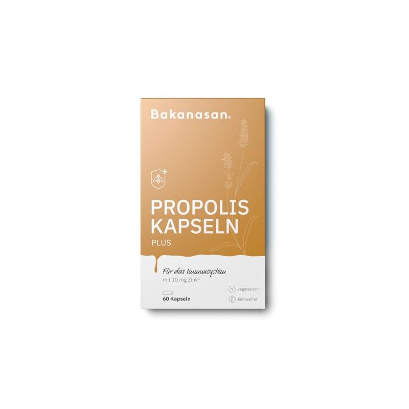 Bakanasan Propolis Plus Kapseln, 60 Stück