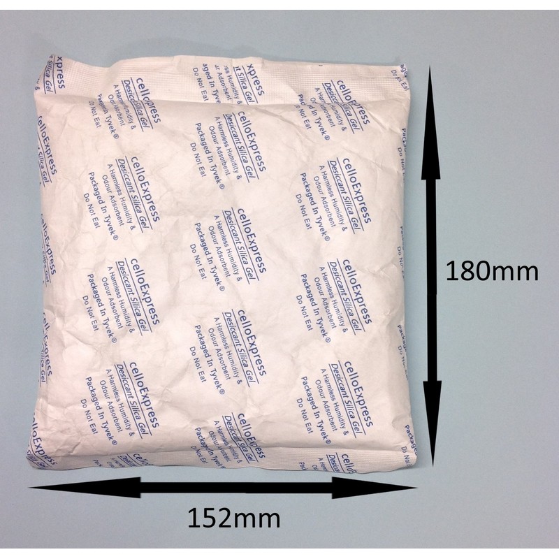 celloexpress Silica Gel Pouches - 250g Silica Gel Sachets -