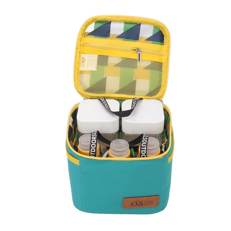 Spice Containers 7 Boxes Portable Seasoning Box for Outdoor BBQ