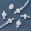 10pcs 1/4" (6mm) Plastic Check Valve Hose Barb Non Return