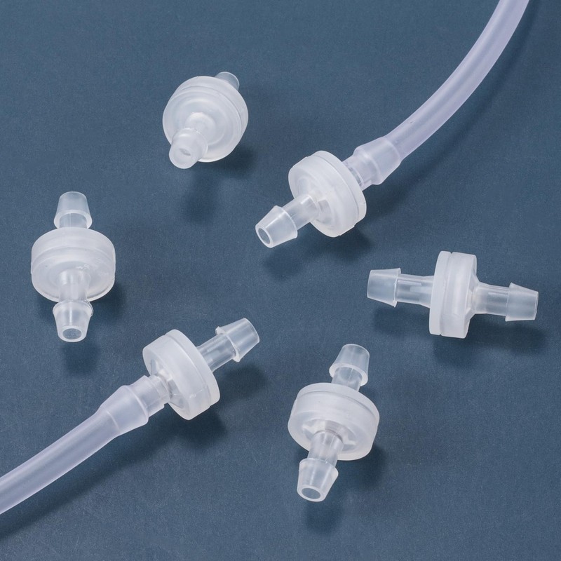 10pcs 1/4" (6mm) Plastic Check Valve Hose Barb Non Return