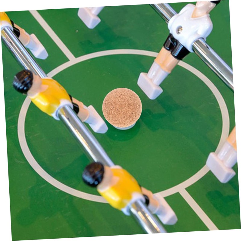 CIYODO 5Pcs Cork Balls for Foosball Table Wooden Game Balls