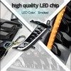 BINQIGOO LED Daytime Running Light Front Bumper Fog Light, Switchback