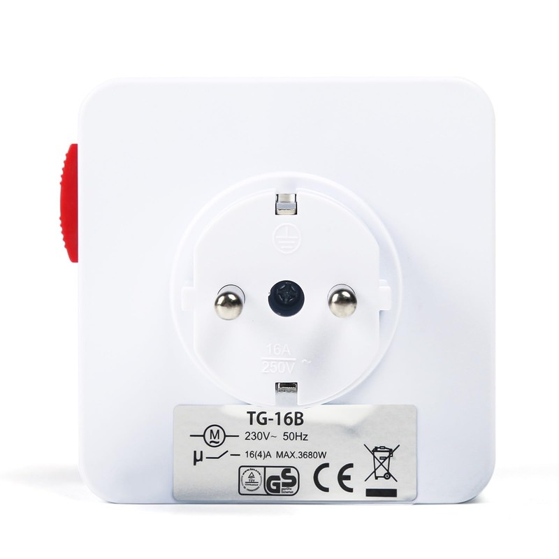 DEWIN Mechanical Timer Switch Outdoor 16 A 24 Hours Timer