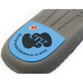 Elg ERG-IS02 Insole ST Latex Type, Black, Grey