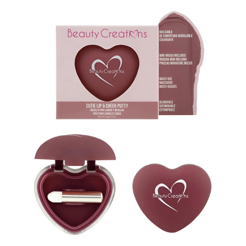 Rubor Labios Mejilla Cutie Lip Cheek Putty Beauty Creations® Tono