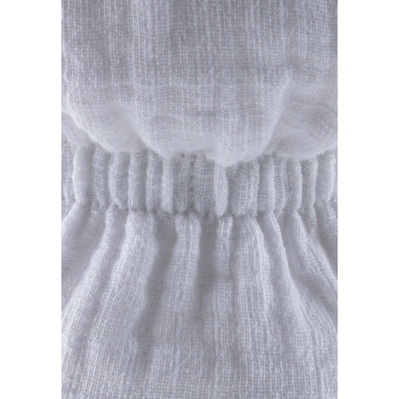 Sterntaler Boys' Peaked Cap Neck Plain Sun Hat, White