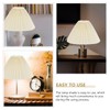 DOITOOL E27 Pleated Lamp Shade Table Lamps Chandelier Pendant Light