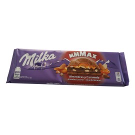 Milka Chocolate Caramel | Milka Chocolate Bars | XL Milka Chocolate Bar with Caramel & Almond | Milka Caramel | 10.58 Ounce Total Weight