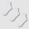 JAJU AIR Mesh Mid-Calf Socks, 3 Pairs (Choose 1 of