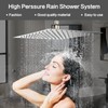 Rain Shower System 12 Inches Shower Head with Handheld Combo