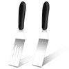 Small Spatula 2Pieces, Stainless Steel Spatula Set, Metal Spatulas for