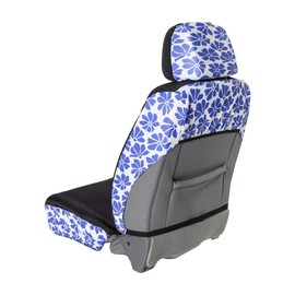 Hurley Universal Low Back and Bench Fitted Seat Cover for Car, Truck, and SUV, Durable Seat Protection, Polyester Conversational Jacquard, Fitted Low Back