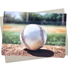Whitman and Daughter Softball Greeting Card (1 Premium Card, 5X7 Inches) blank inside for all occasions like birthday, softball coach thank you, party invitation, graduation - 1211