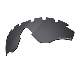 Boldbright Replacement Lenses Compatible with Oakley M2 Frame Vented Sunglasses - Stealth Black