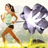 Sports day, parachute running, sports competition, lower body training exercise M12750 Black