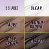 Maybelline Super Lock Brow Glue Gel para Cejas, Impermeable con