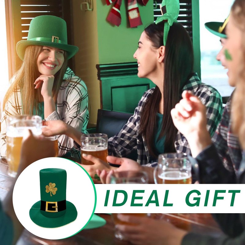 St Patricks Day Top Hat,Leprechaun Top Hat Headwear - Photo