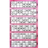 YLAB - Bingo Tickets 1 to 90, 600 Tickets, 100