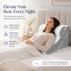 3-Piece Adjustable Wedge Pillow Set for Elevated Rest – Folding