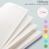 EMSHOI B5 Notebook Lined 300 Pages/150 Sheets, Spiral Notepad Multi-coloured,