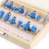 Router Bits Set 1/4" Inch Shank Tungsten Carbide Router Bits