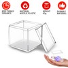 LUNKUIVY 24 PCS Acrylic Square Cube Plastic Small Acrylic Box